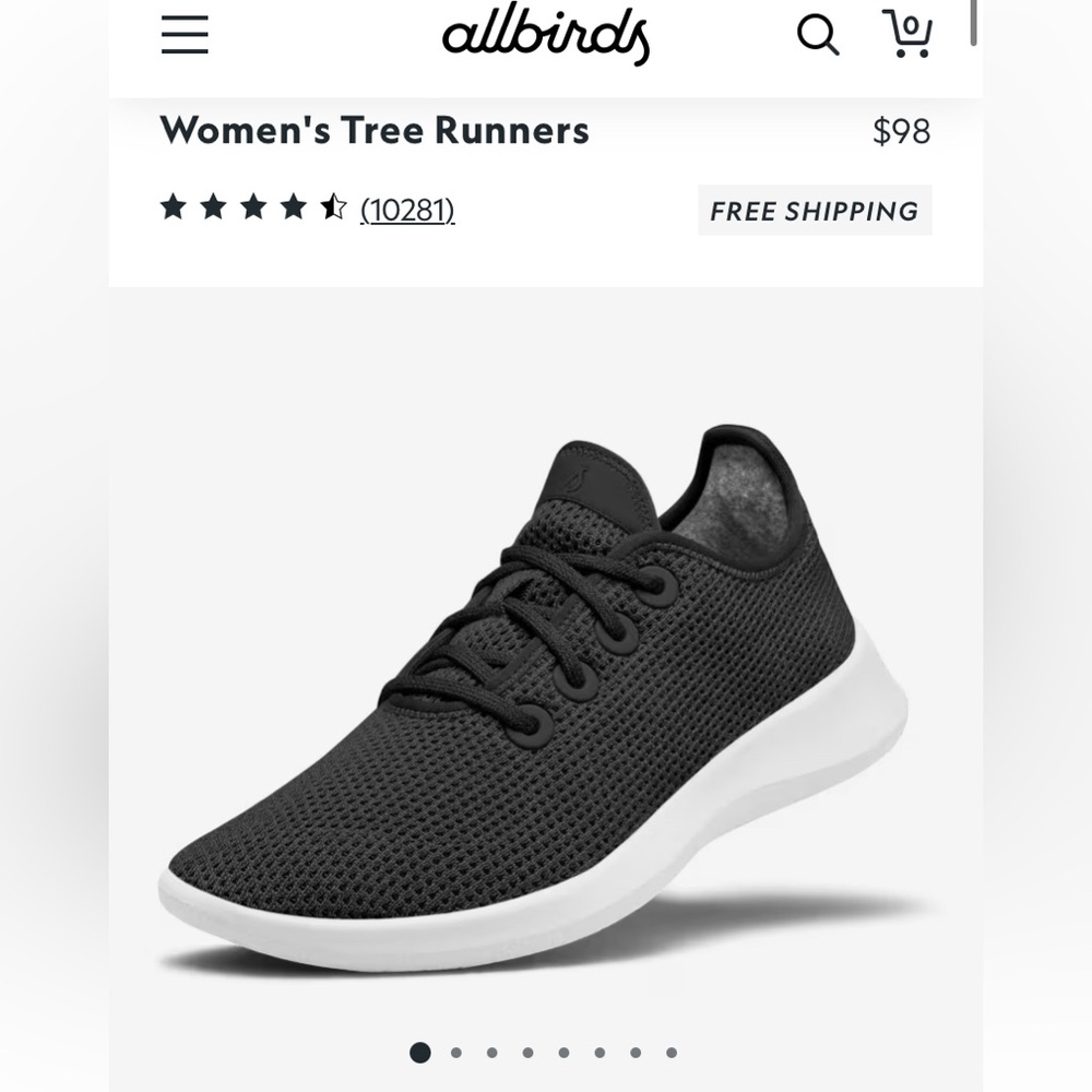 Allbirds Tree Runner size 8